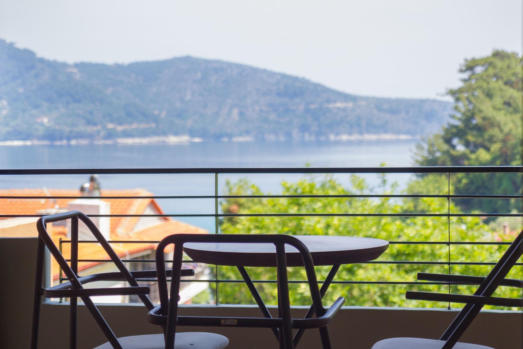 Ntinas Villa With Sea View Skála Potamiás Exterior foto