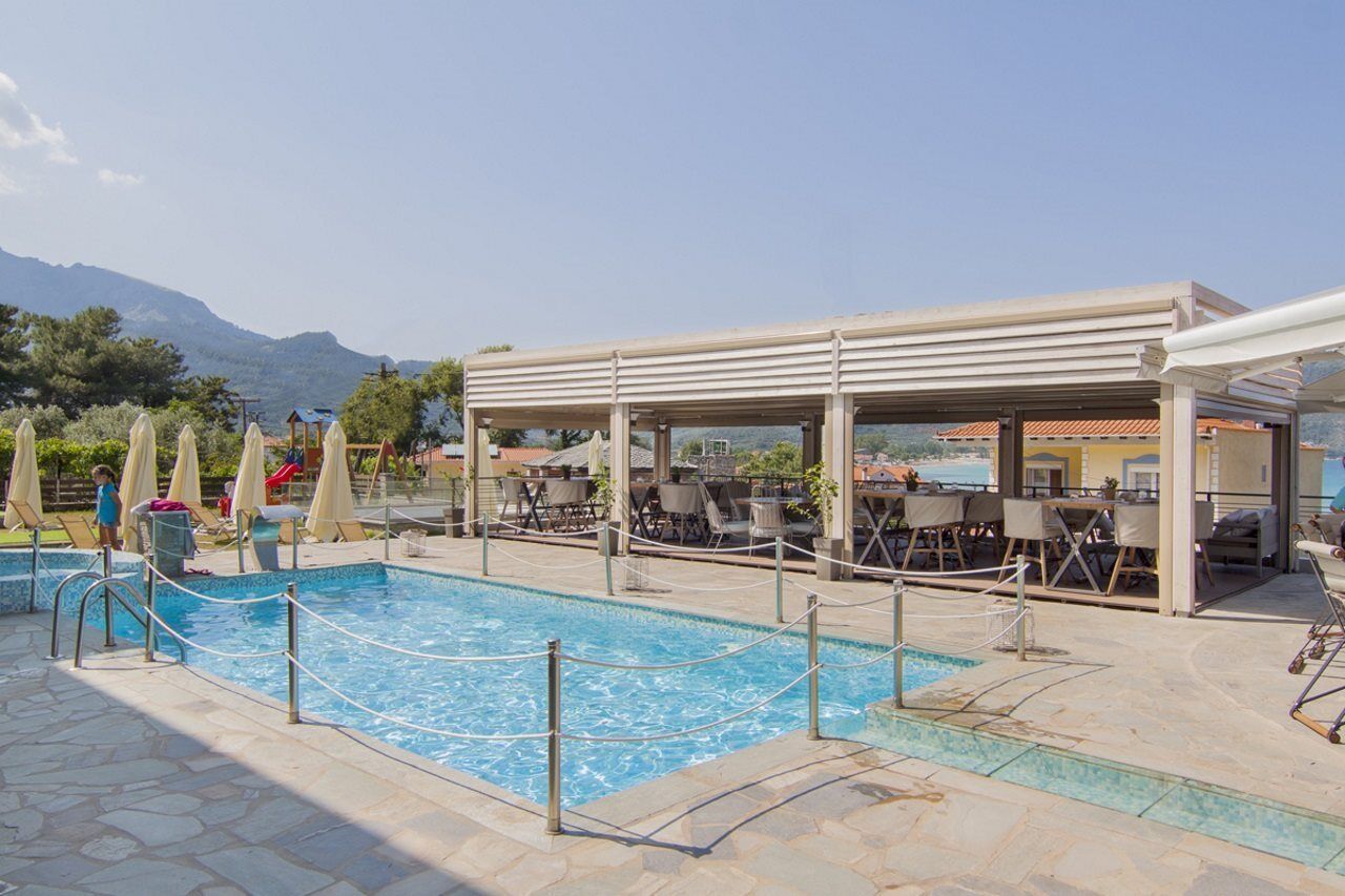 Ntinas Villa With Sea View Skála Potamiás Exterior foto